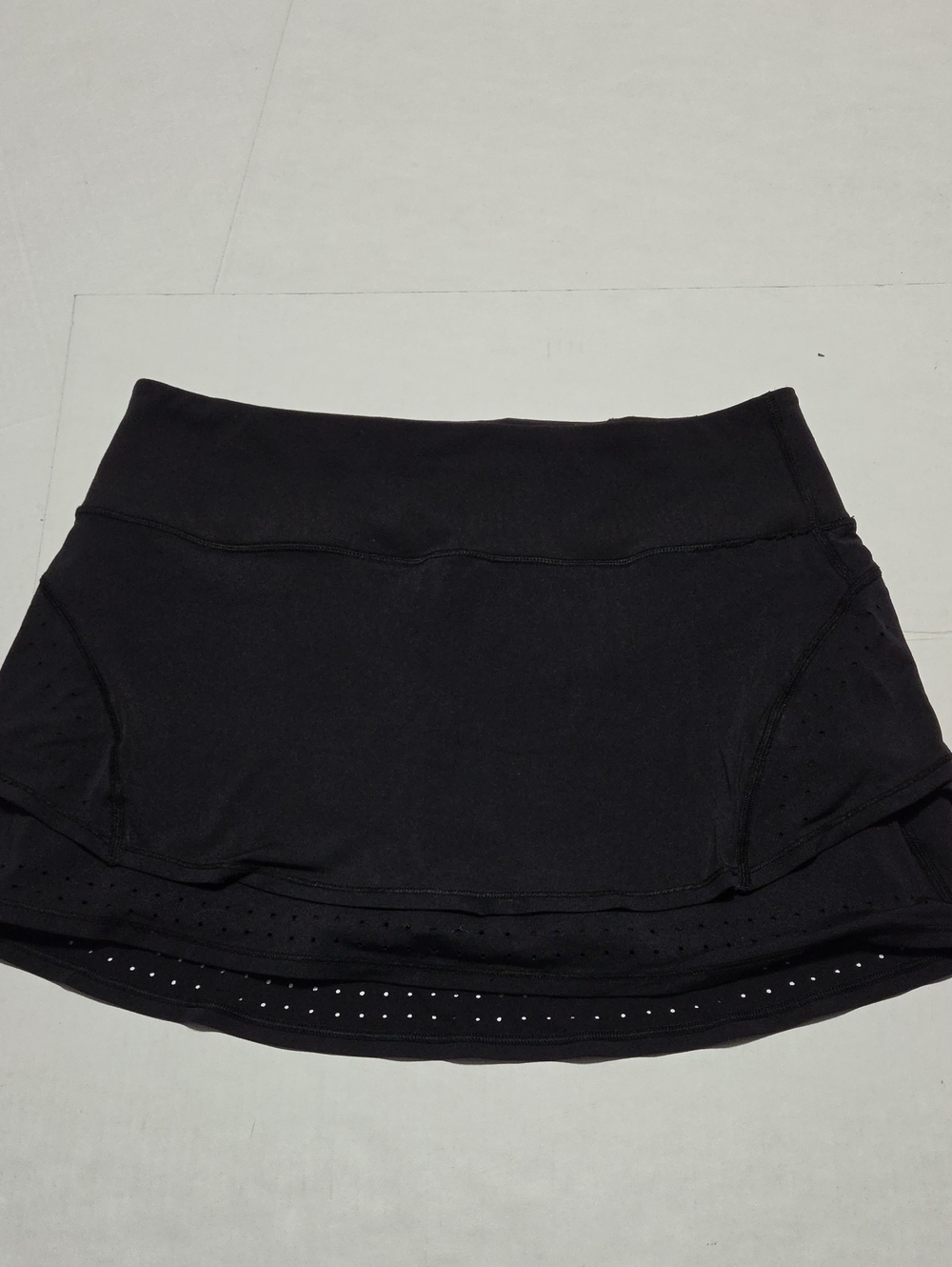 Athleta Black Performance Mini Skirt with Vent Details